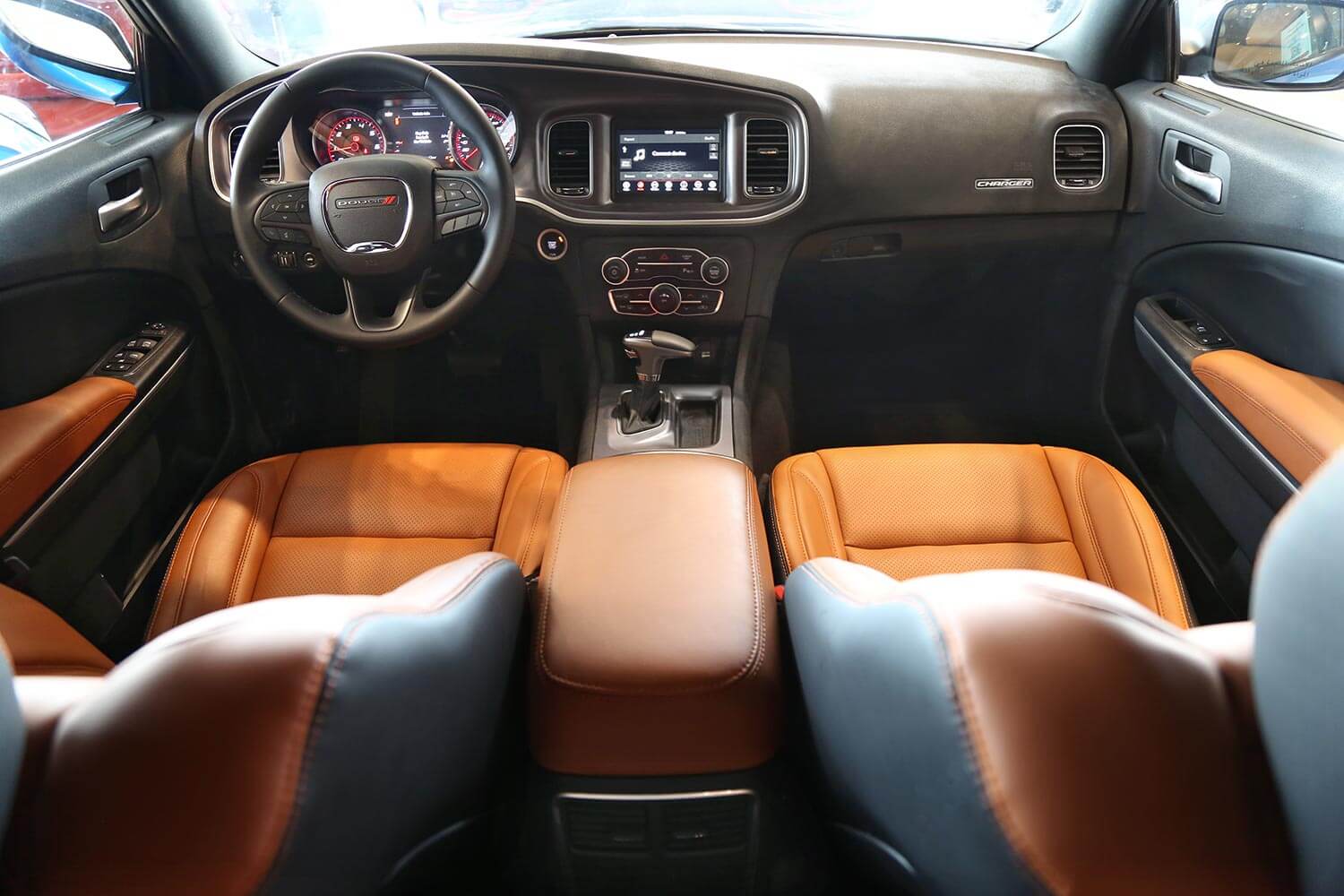 Interior Image for  DODGE Charger SXT-A Camel Leather 2020